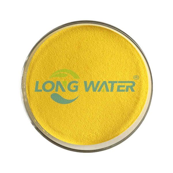 پودر جامد زرد PAC(PACL) AL2O3 29-30% اسپری پلی آلومینیوم کلرید Prcocess تصفیه فاضلاب صنعتی درجه CAS 1327-41-9 چین تامین کنندگان Longwater®